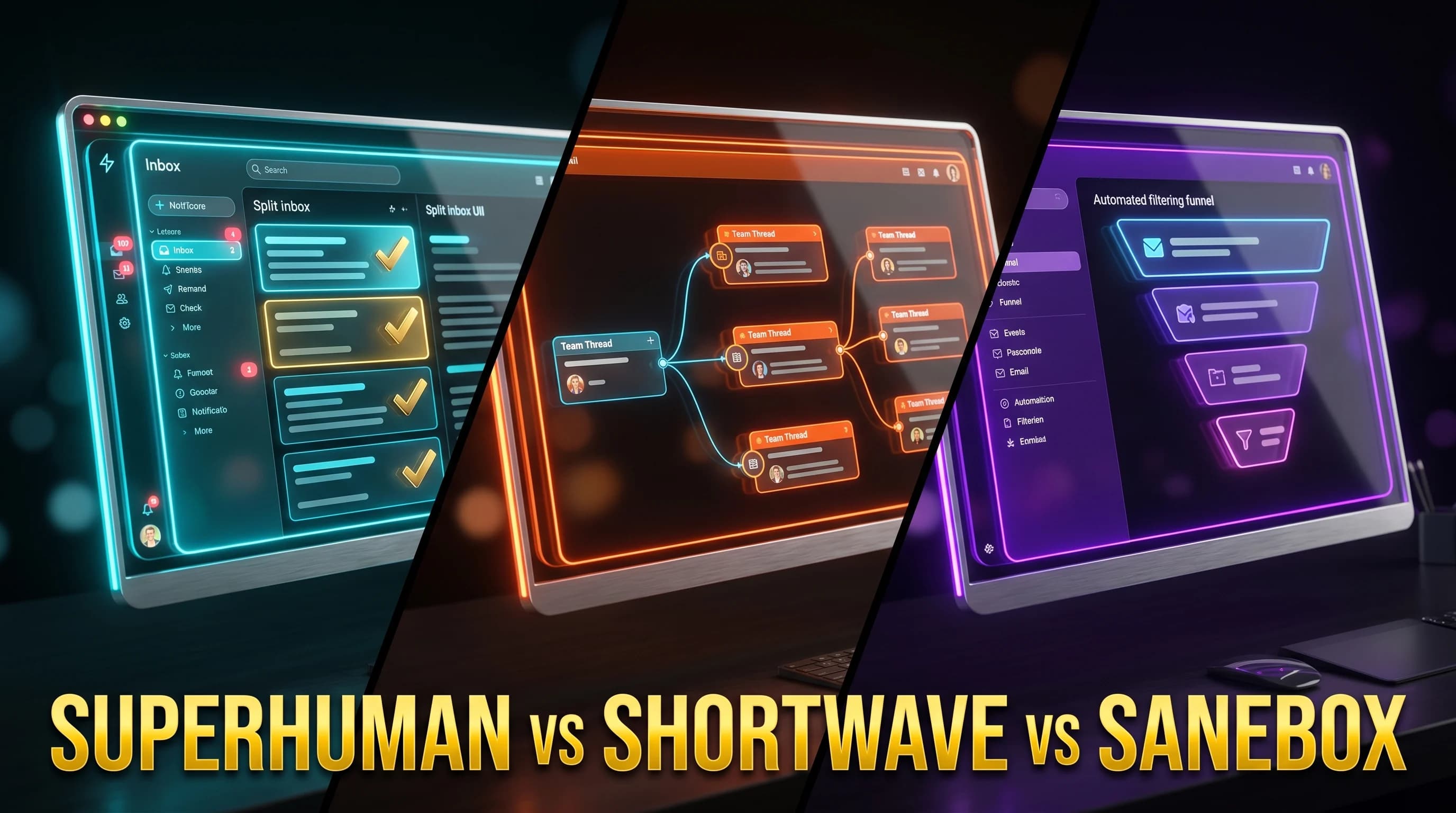 Superhuman vs Shortwave vs SaneBox (2026): Honest Comparison