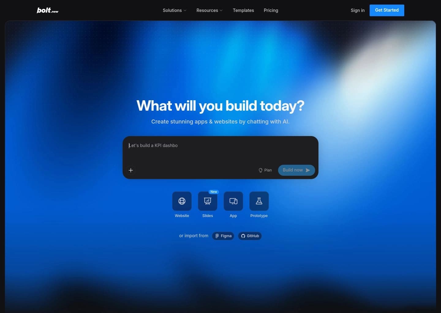 Bolt.new Interface Screenshot Bolt.new AI Developer Tool Workspace UI Preview